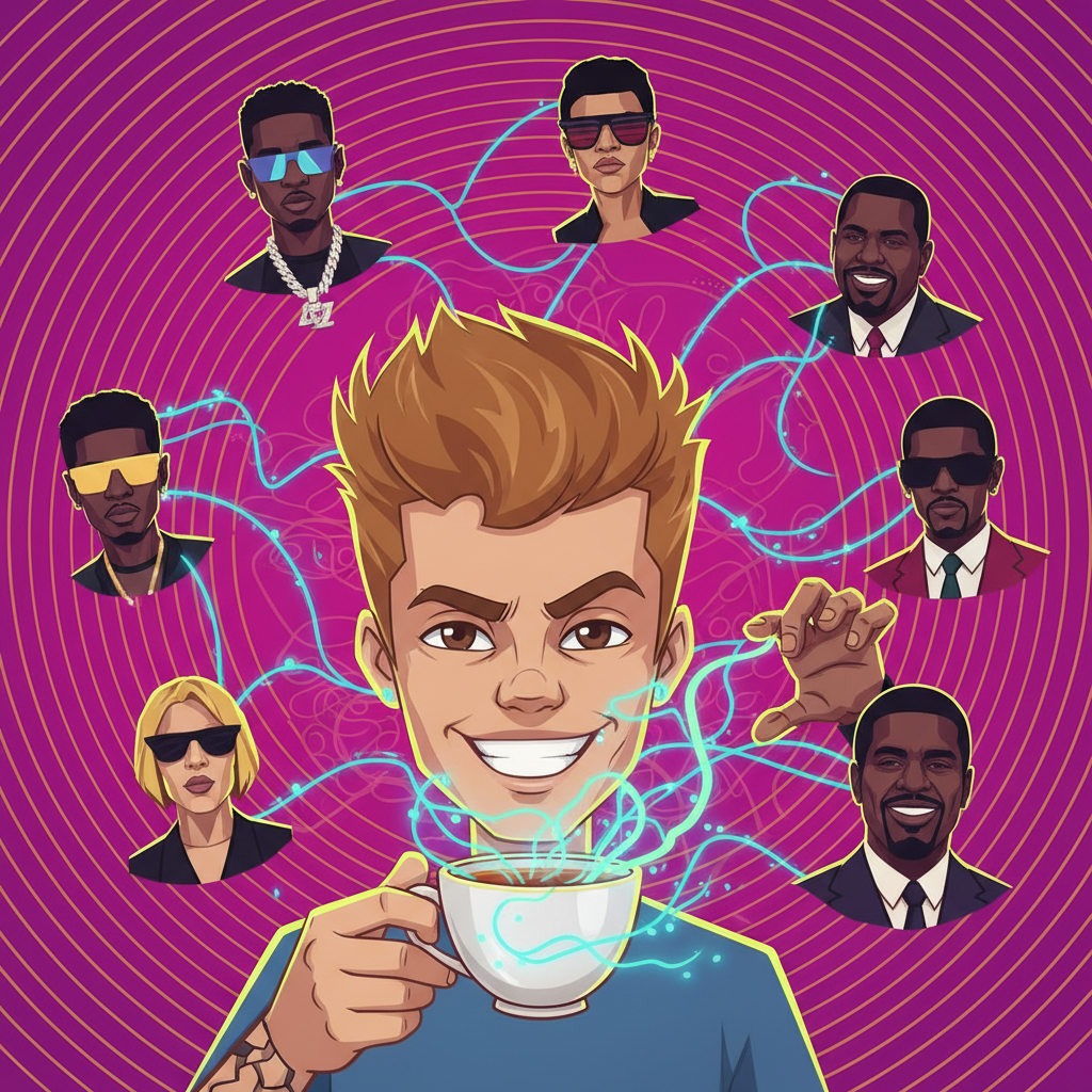 Diddy’s Celebrity Web: Bieber Spills the Tea!