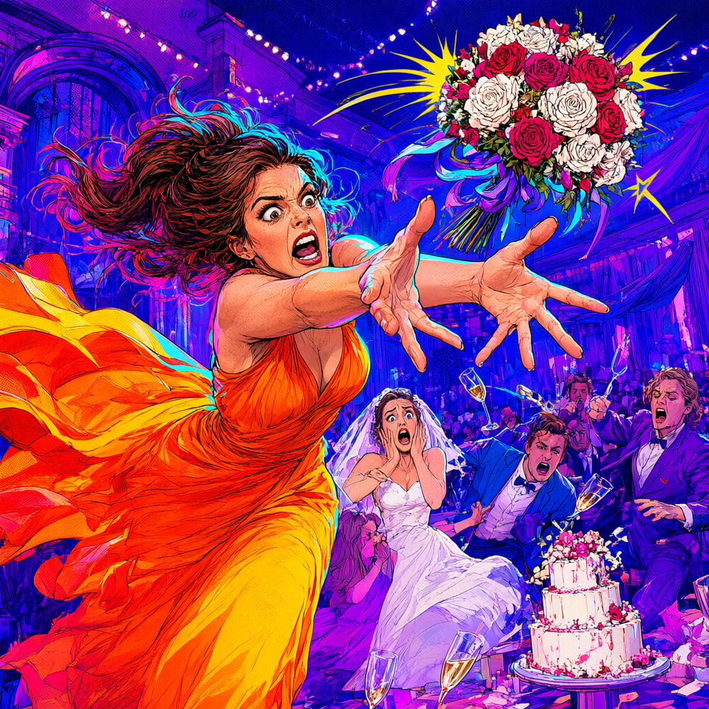 Cover art for Orange Dress vs. The Bouquet